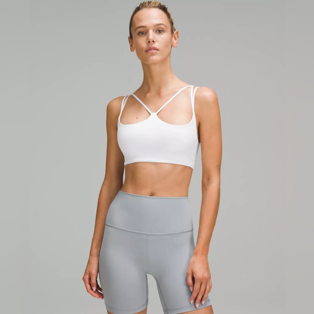 Ribbed Nulu Strappy Yoga Bra Light Support, A/B Cup NWT